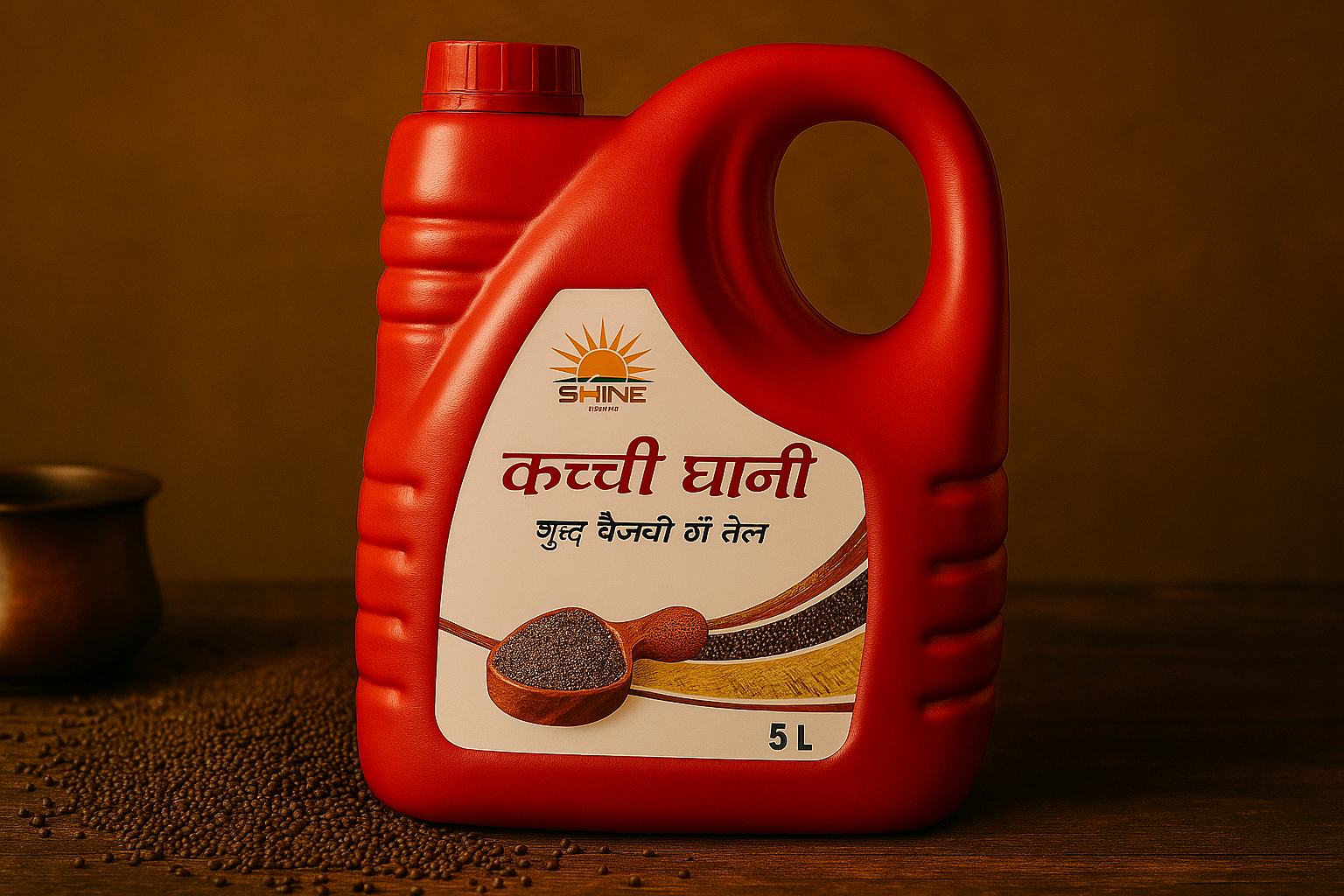 5L Mustard Oil Can