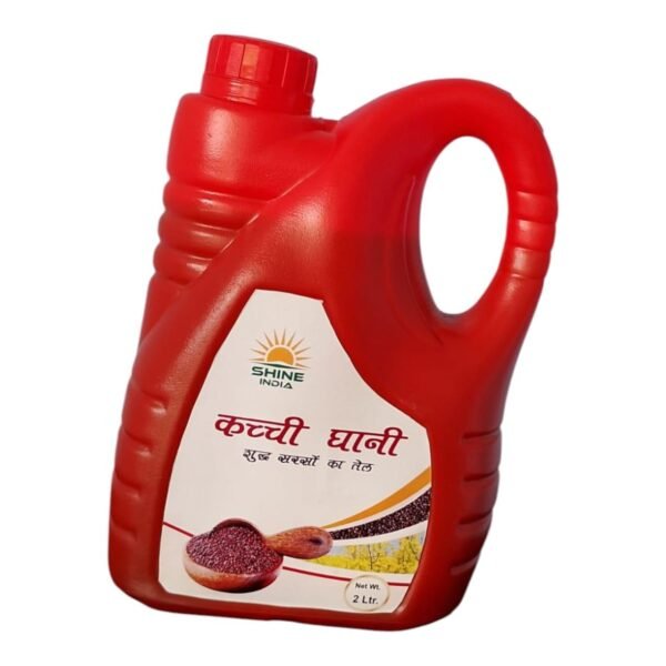 Shine India Kacchi Ghani Mustard Oil – 100% Pure  (5 Litres) - Image 4