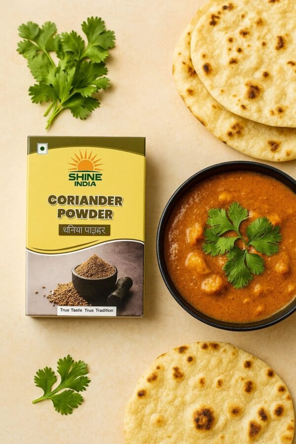 Shine India's Premium Coriander Powder – True Taste, True Tradition  (100g) - Image 3