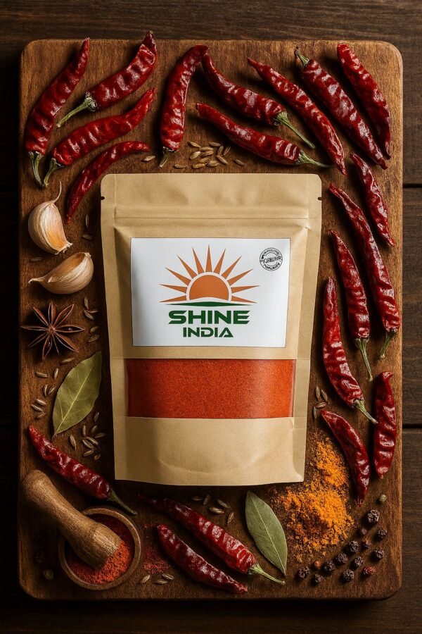 Shine India Premium Red Chilli Powder – Fiery Flavor, Authentic Spice (200g) - Image 3