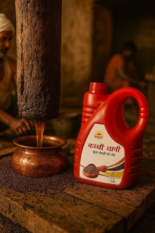 Shine Kha Gold  Mustard Oil – Pure, Traditional, Unrefined (2L) - Image 3