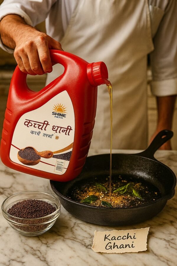 Shine Kha Gold  Mustard Oil – Pure, Traditional, Unrefined (2L) - Image 2