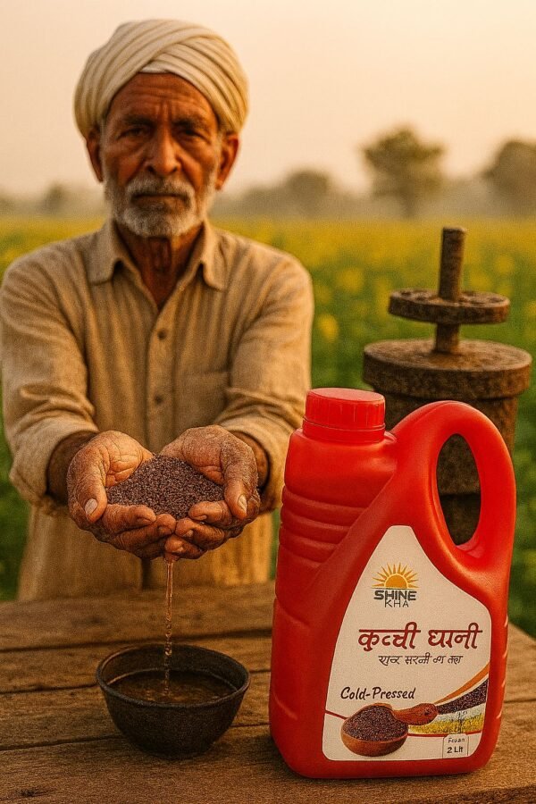 Shine Kha Gold  Mustard Oil – Pure, Traditional, Unrefined (2L)