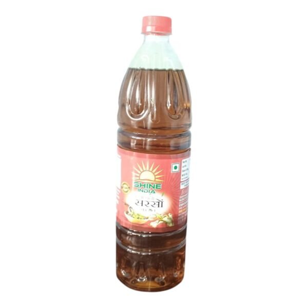 Shine India Pure Mustard Oil –  Sarso Tel (1L) - Image 5