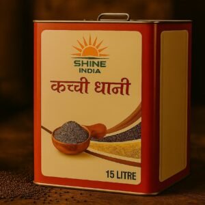 Shudh Kachchi Ghani Mustard Oil – 15 Litre Tin